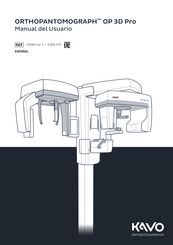 KaVo ORTHOPANTOMOGRAPH OP 3D Pro Manual Del Usuario