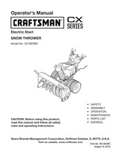 Craftsman CX Serie Manual Del Operador