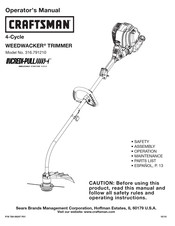 Craftsman WEEDWACKER 316.791210 Manual Del Operador