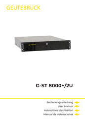 Geutebruck G-ST 8000+ Manual De Instrucciones