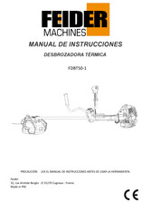 FEIDER Machines FDBT50-1 Manual De Instrucciones