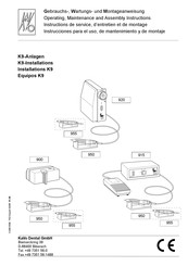 KaVo Dental K9 Instrucciones Para El Uso, De Mantenimiento Y De Montaje
