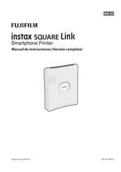 Fujifilm instax SQUARE Link Manual De Instrucciones