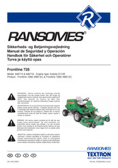 Ransomes Frontline 728 Manual De Seguridad Y Operacion