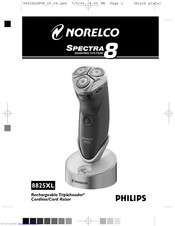 Philips Norelco SPECTRA 8 8825XL Manual De Instrucciones