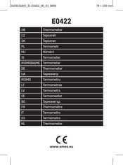 Emos E0422 Manual De Instrucciones