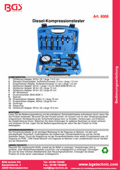 BGS technic 8008 Manual De Instrucciones