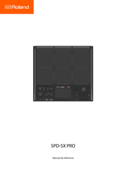 Roland SPD-SX PRO Manual De Referencia