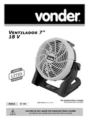 vonder 60.04.183.800 Manual De Instrucciones