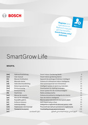 Bosch SmartGrow Life MSGP3L Manual De Usuario