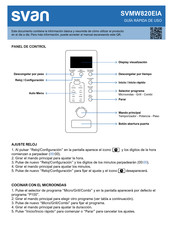 Svan SVMW820EIA Guía Rápida De Uso