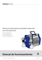 vacuubrand PC 3012 NT VARIO select Manual De Funcionamiento