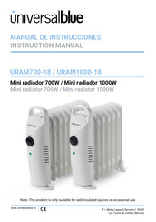 universalblue URAM1000-18 Manual De Instrucciones