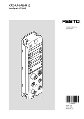 Festo CPX-AP-I-PB-M12 Instrucciones De Operación