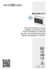 mundoclima MUCNR-H11 Manual De Instalación Y Usuario