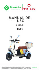 GREENLINE TAILG TM3 2022 Manual De Uso