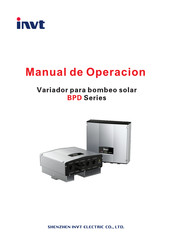 INVT BPD1K5 Manual De Operación