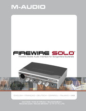 M-Audio FireWire Solo Manual Del Usuario