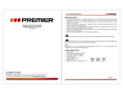 Premier SX-2127D Manual De Instrucciones