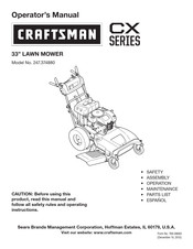 Craftsman 247.374880 Manual Del Operador