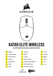 Corsair KATAR ELITE WIRELESS Manual De Instrucciones