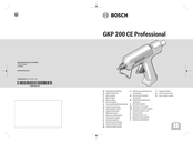 Bosch GKP 200 CE PROFESSIONAL Manual Original