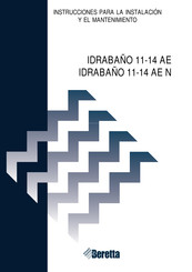 Beretta IDRABANO 11 AE Instrucciones Para La Instalación Y El Mantenimiento