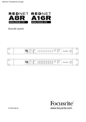 Focusrite REDNET A8R Guia Del Usuario