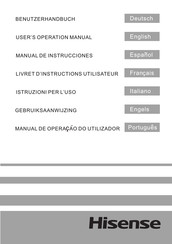 Hisense RT728N4WCE Manual De Instrucciones