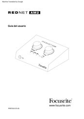 Focusrite REDNET AM2 Guia Del Usuario