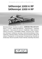 SATA minijet 1000 K Instrucciones De Servicio