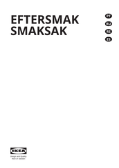 IKEA SMAKSAK Manual De Instrucciones