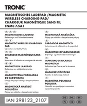 Tronic TNMC 7.5A1 Instrucciones De Utilización Y De Seguridad