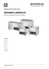Bandelin SONOREX DIGIPLUS DL 156 BH Instrucciones De Uso