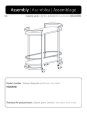 Southern Enterprises HZ1104340 Instrucciones De Asamblea