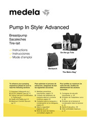 Medela Pump In Style Advanced Manual De Instrucciones