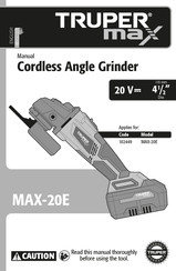 Truper MAX-20E Manual De Instrucciones