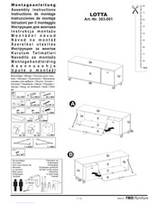 FMD Furniture LOTTA 363-001 Instrucciones De Montaje