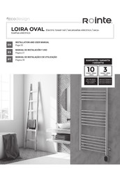 Rointe LOIRA OVAL TLOVI43A071 Manual De Instalacion Y Uso