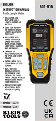 Klein Tools 501-915 Manual De Instrucciones