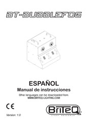 Briteq BT-BUBBLEFOG Manual De Instrucciones
