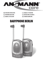 ANSMANN BABYPHONE BERLIN Instrucciones De Manejo