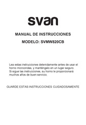 Svan SVMW820CB Manual De Instrucciones