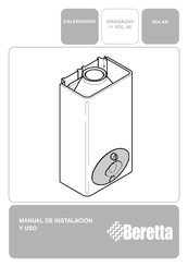 Beretta IDRABAGNO 11 SOL AE Manual De Instalacion Y Uso