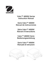 OHAUS V41PWE1501T Manual De Instrucciones