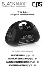 CPS BLACKMAX TR700J Serie Manual De Instrucciones