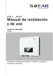 Sofar Solar HYD 4600-EP Manual De Instalación Y De Uso