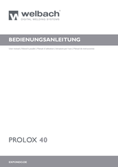 Welbach PROLOX 40 Manual De Instrucciones