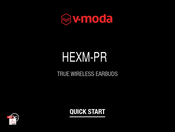 V-Moda HEXM-PR Primeros Pasos