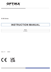 Optika Italy B-383 Serie Manual De Instrucciones